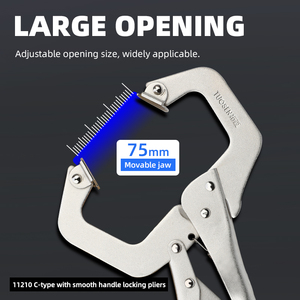 High Quality OEM Customized Carbon Steel Universal Metric Multi-Functional Locking Pliers Jaw Clamp <strong>Vise</strong> <strong>Grip</strong> DIY/Industrial - Product Image 4