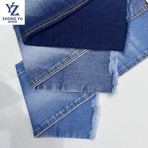 Bán Buôn <span class=keywords><strong>10</strong></span> <span class=keywords><strong>Oz</strong></span> Siêu Căng Cotton Rayon Spandex Dày Indigo Jeans Denim Vải <span class=keywords><strong>Twill</strong></span> Phong Cách Dệt Cho Bé Trai Và Cô Gái Túi - Product Image 3