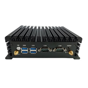 มินิพีซี คอมพิวเตอร์ 2 LAN 2COM 6*USB รองรับซีพียู Intel Core I3/i5/i7 รุ่นที่ 6/7  พร้อมช่อง M.2  รองรับ X86 HD VGA  แบบไร้พัดลม สำหรับงานอุตสาหกรรม  ทำงานต่อเนื่องได้ - Product Image 1