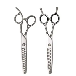 Tùy chọn xử lý chuyên nghiệp chunker kéo 6.0 inch Nhật Bản 440C thép không gỉ tóc mỏng Shears cho Salon sử dụng