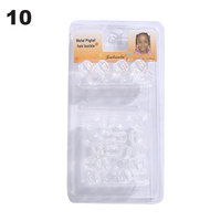 Perles colorées pour cheveux d'enfants pour tresses, dreadlocks, accessoires, perles en plastique pour cheveux, outils de bricolage pour extensions de cheveux synthétiques