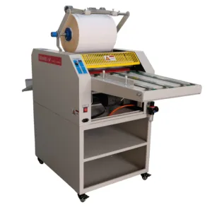 Sensenwei 390 Mesin Laminating Semi Otomatis Panas DIGITAL Mesin Foil Film BOPP Mesin Laminating Produk Pabrik