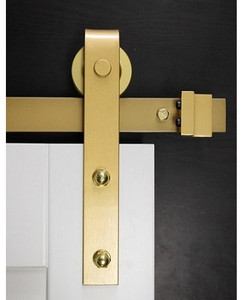 Or brossé quincaillerie de porte coulissante - Product Image 2