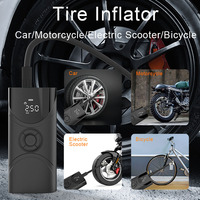 Nouvelle pompe à air numérique sans fil rechargeable pour vélo, batterie portable, mini compresseur de gonflage de pneus de voiture sans fil