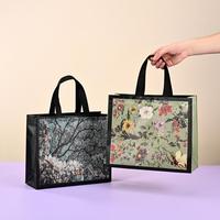 Sac de shopping réutilisable et écologique à la mode, sacs suspendus recyclés, tissus non tissés en PP, sac de magasin, cadeau, bolsa