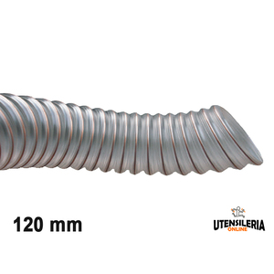 Manguera AIR/PU para succión de polvo, virutas y material abrasivo, 120mm (20m) - Product Image 1