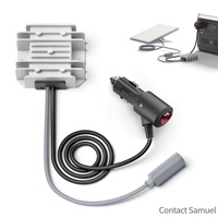 En gros Starlink Mini Chargeur de voiture DC 5521 Femelle, Câble d'extension allume-cigare avec interrupteur, Convertisseur de puissance élévateur