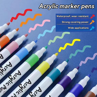 Prix d'usine – Marqueurs de peinture pour étudiants 12/24/36/48/60 couleurs, stylos aquarelle, ensemble de marqueurs acryliques 12-60 couleurs