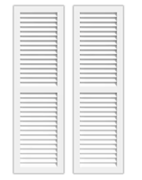 Panneaux décoratifs/volets en polyuréthane (PU) de taille personnalisée, pour la conception d'architecture moderne