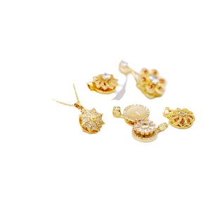 Colgante chapado en oro de 18 quilates con microincrustaciones de circonita, colgante giratorio versátil con diseño de molino de viento, accesorios DIY D118 - Product Image 5