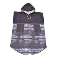 Poncho de surf à capuche 2026, nouveau design, pour adulte, à prix abordable, couleur gris clair