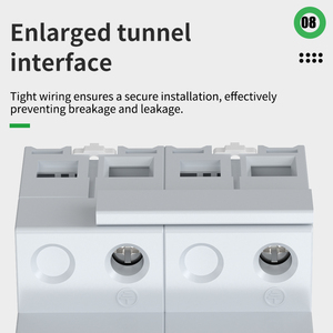 Eleats 40kA ป้องกันฟ้าผ่า IP20อุตสาหกรรมวัสดุพลาสติก1ขั้ว T1 SPD 1000V <span class=keywords><strong>DC</strong></span> PV - Product Image 4