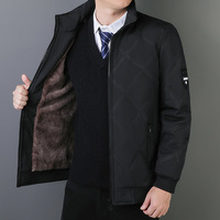 PASUXI Manteaux d'Hiver Légers et Chauds, Personnalisables, en Nylon Noir, Capuche, Rembourrés Coton, pour Homme