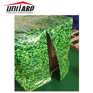 Logo du client Résistant à la chaleur Antipoussière Sunproof Pvc IBC Cargo Cover Bâches imperméables en PVC <span class=keywords><strong>pour</strong></span> couverture de palette réutilisable - Product Image 6