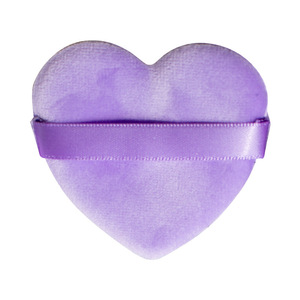 Có thể giặt Loose Foundation Facial thiết kế đầy màu sắc Logo Tam giác sản phẩm làm đẹp nhung mỹ phẩm trang điểm Sponge Powder Puff - Product Image 6