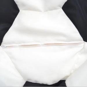 Fauteuil en forme de ballon de football amusant pour enfants, en tissu PU noir et blanc, housse amovible pour salon, utilisation en extérieur pour hôtels - Product Image 5