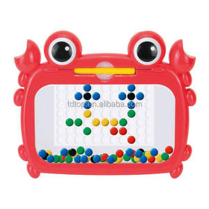 Lavagna Magnetica Educativa per Bambini 10 Pollici con Perline e Penna in Materiale Plastico - Product Image 1