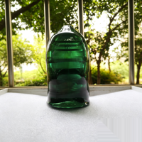 Corindon vert Czochralski, saphir synthétique en forme de boule, tige de cristal de saphir cultivé en laboratoire, pierre précieuse synthétique, prix de gros