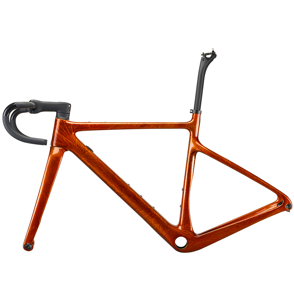 700c Thru Axle Carbon Fiber Road Bike Frame - Disc Brake