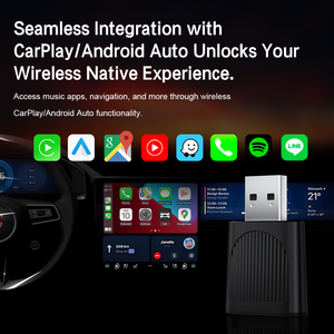 MINI U8 <span class=keywords><strong>Enregistreur</strong></span> de navigation automobile CarPlay filaire vers sans fil, boîte intelligente, branchement et lecture, mise en miroir de l'<span class=keywords><strong>écran</strong></span>, port USB - Product Image 4