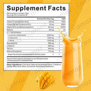 BCAA en Polvo para Adultos de Marca Privada Amaz Factory, Complejo <span class=keywords><strong>2</strong></span>:1:1 de Vitaminas y Minerales para Apoyo Deportivo y Control de Energí<span class=keywords><strong>a</strong></span> - Product Image 2