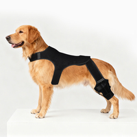 Attelle de genou pour chien de compagnie en gros, pour déchirure du ligament croisé antérieur, jambe arrière, respirante, attelle de récupération pour genou, soutien pour les pattes arrière, manchon pour pattes arrière
