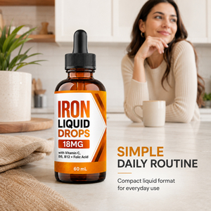 Premium Blood Tonic Glycinate Liposomal Natural <b>Supplement</b> Calcium Zinc Selenium Iron Oral Liquid Drops Adult Anemia Support - Product Image 4