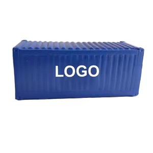 Balle anti-stress personnalisée en PU écologique en forme de conteneur d'expédition avec impression sérigraphiée pour la décoration de bureau, la maison, les événements et les cadeaux d'entreprise - Product Image 3