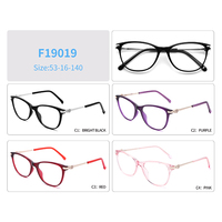 Monture de lunettes optiques en acétate d'italie coloré, vente en gros