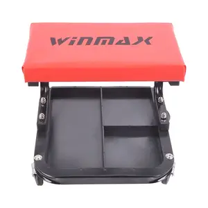 美国本地股票!Winmax爬行器座椅机械滚动工作凳椅子汽车车间车库齿轮托盘