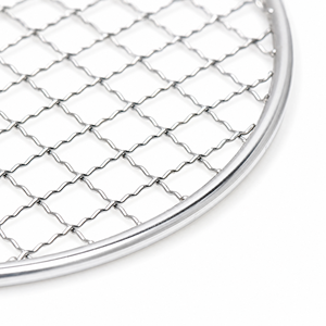 Grille de barbecue en acier inoxydable 304 316 de qualité alimentaire, maille à trous carrés, résistante à la chaleur, accessoires pour barbecue au charbon de bois et au gaz en plein air - Product Image 2