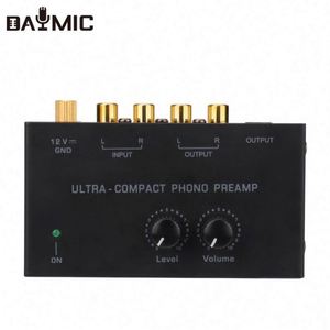 Préamplificateur phono ultra compact DAYMIC avec interfaces RCA et TRS 1/4 pouce - Product Image 2