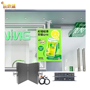 P3 đầy đủ màu sắc ngoài trời thương mại LED màn hình vuông IP65 hai mặt logo văn bản hoạt hình đồ họa tùy chỉnh quảng cáo <span class=keywords><strong>TV</strong></span> - Product Image 4