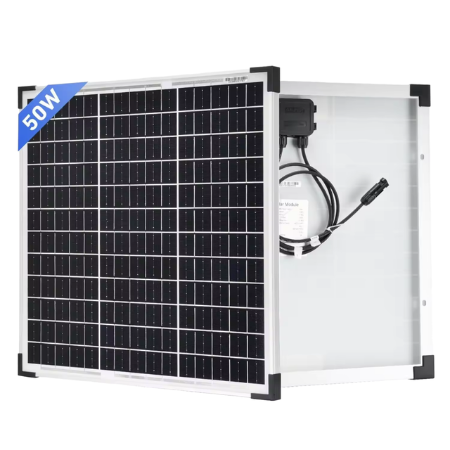 Eco-friendly Mono Solar Panel 20W 40W 50W 80W Home Use High Efficiency Rigid Solar Panel PV Module for Solar Street Light House