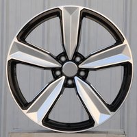 Nouvelles jantes en alliage sport à cinq branches de 18 à 22 pouces 5x114.3, finition noire, 4 pièces pour MR2 Avalon Mark X