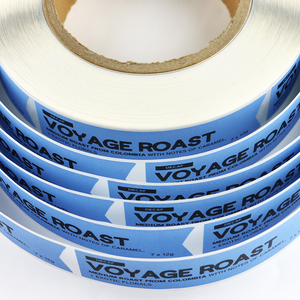 Étiquettes texturées personnalisées en rouleau pour aliments-Papier durable avec impression nette pour le café, le chocolat et les produits de <span class=keywords><strong>boulangerie</strong></span> - Product Image 2