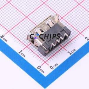 10.0 QCHTJB6.8 USB Connector SMD Connector ( Connector Type: Type-A )( Protocol Standard: USB 2.0 )( Gender: Female ) - Product Image 2