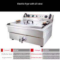 Four à friteuse à air commercial certifié CE 220V pour la cuisson rapide Source d'alimentation électrique pour la préparation de collations avec de la farine de blé