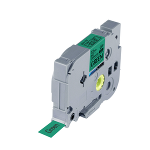 Vente <span class=keywords><strong>en</strong></span> <span class=keywords><strong>gros</strong></span> Ruban d'étiquettes laminé 12mm x 8m Compatible pour <span class=keywords><strong>Brother</strong></span> <span class=keywords><strong>P</strong></span>-<span class=keywords><strong>touch</strong></span> TZe-731 TZ-731 TZ731 Noir sur cartouche d'étiquettes vertes - Product Image 3