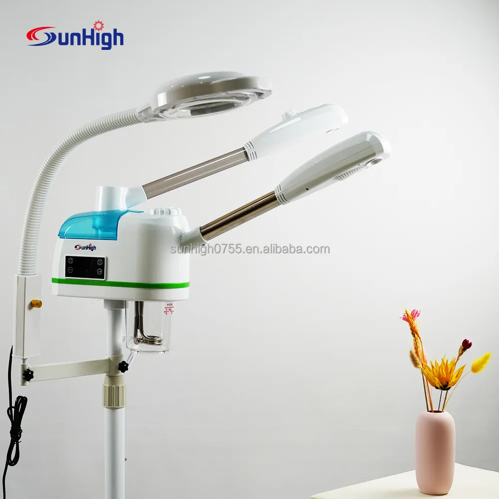 بخاخ Sunhigh بخاخ مرطب للبشرة الساخن والبارد مع مصباح للاستخدام المنزلي