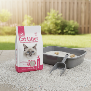 <span class=keywords><strong>Lettiera</strong></span> per Gatti in Bentonite Colorata OEM, Formula Agglomerante Senza Polvere a Forma di Pallina con Profumo - Product Image 1