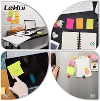 Kataoka — ensemble de Notes adhésives réutilisables pour planificateur, feuillet autocollant effaçable et facile à coller, pour l'école ou le bureau, 390 pièces