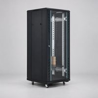 Armoire réseau standard 15U/22U/27U/32U/36U/42U en acier laminé à froid pour salle serveur, avec gestion des câbles et amplificateur de puissance en stock