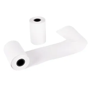 Gulungan kertas tanda terima termal Mini ukuran khusus gulungan kertas termal kertas tunai kertas termal putih