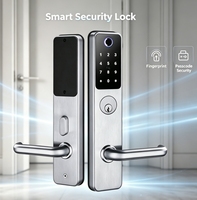 Cerradura Inteligente para Puerta con Huella Dactilar, Contraseña, Tarjeta IC, Control Remoto Ttlock Tuya, Entrada sin Llave, Cerradura para Puerta Principal para el Hogar