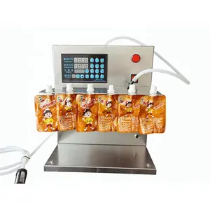 Customized Spout Pouch Filling Machine For Juice Drinking Milk Coco Water Liquid Spout Bag Filler Sealer