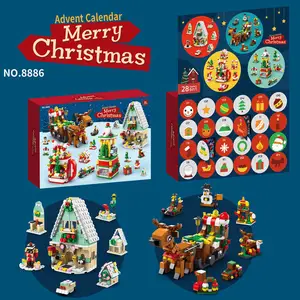 Jouets les plus vendus pour enfants noël Mini jouets bloc jouets en gros 2023 nouveau Design boîte aveugle cadeau de noël