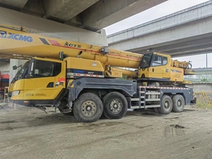 Grue d'occasion Shanghai XCT80 80 tonnes, équipement de levage hydraulique d'occasion, bon état, prix bas - Product Image 2