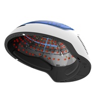 Casque de traitement capillaire au laser de faible intensité LLLT KN-8000B pour la repousse des cheveux – Équipement professionnel pour salons de beauté et cliniques
