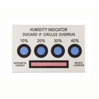 Carte indicatrice d'humidité 10-40% 4 points, changement de couleur bleu à rose pour rappel, électronique PCB, prévention des dommages liés à l'humidité, OEM